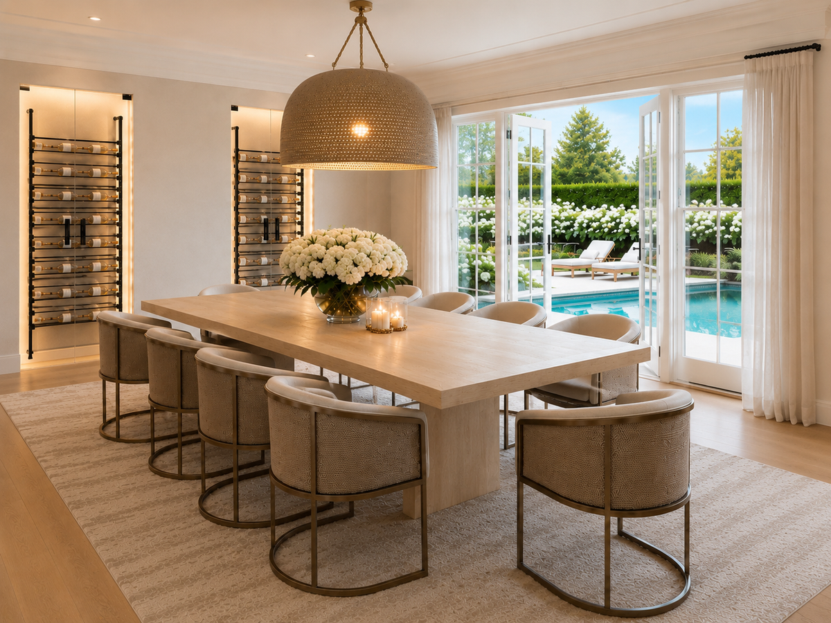 Chelsea Performance White Weave Fabric & Gold Dining Chair