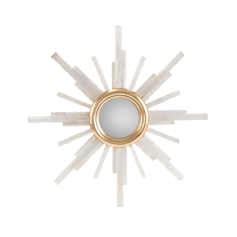 Tiffani Selenite Star Mirror