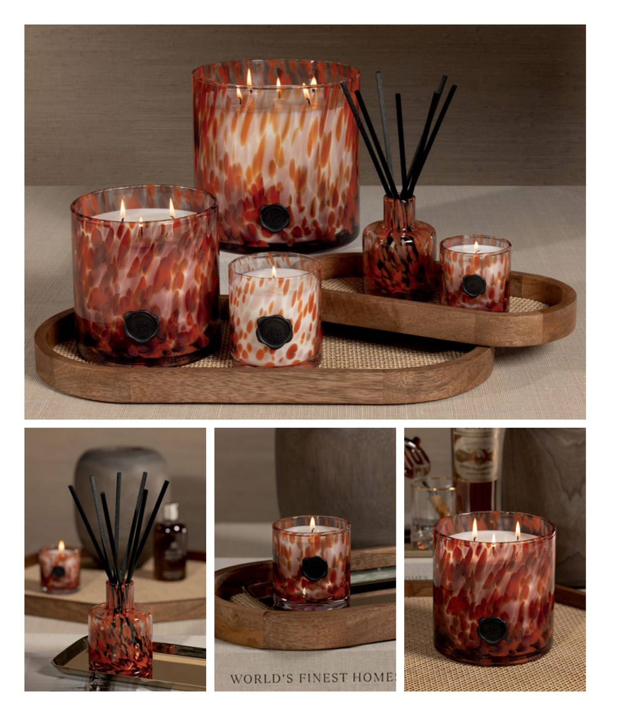 Opal Diffuser in Gift Box - Red/Cardamom Negroni (Set of 4)