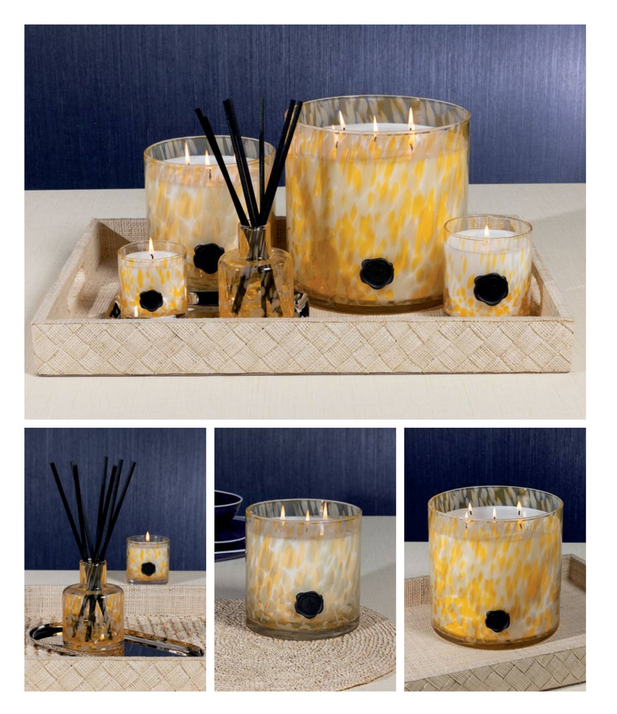 Opal Diffuser in Gift Box - Marigold/Portofino (Set of 4)