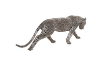 Panther Pipe Sculpture, Walking Stainless Steel (2 Sizes Available)