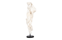 Dancing Ribbon in Faux Bleached Cast Stone Sculpture I