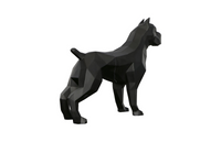 Pitbull Facet Sculpture Matte Black