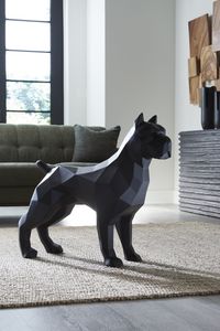 Pitbull Facet Sculpture Matte Black