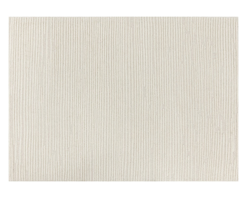 Deva Hand Woven Ivory Area Rug