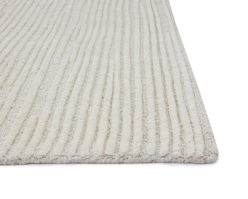 Deva Hand Woven Ivory Area Rug