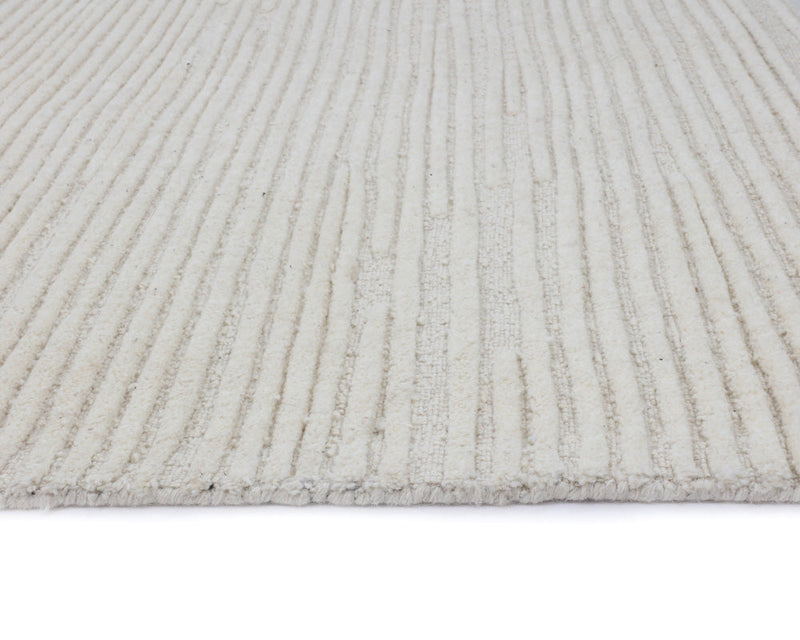 Deva Hand Woven Ivory Area Rug