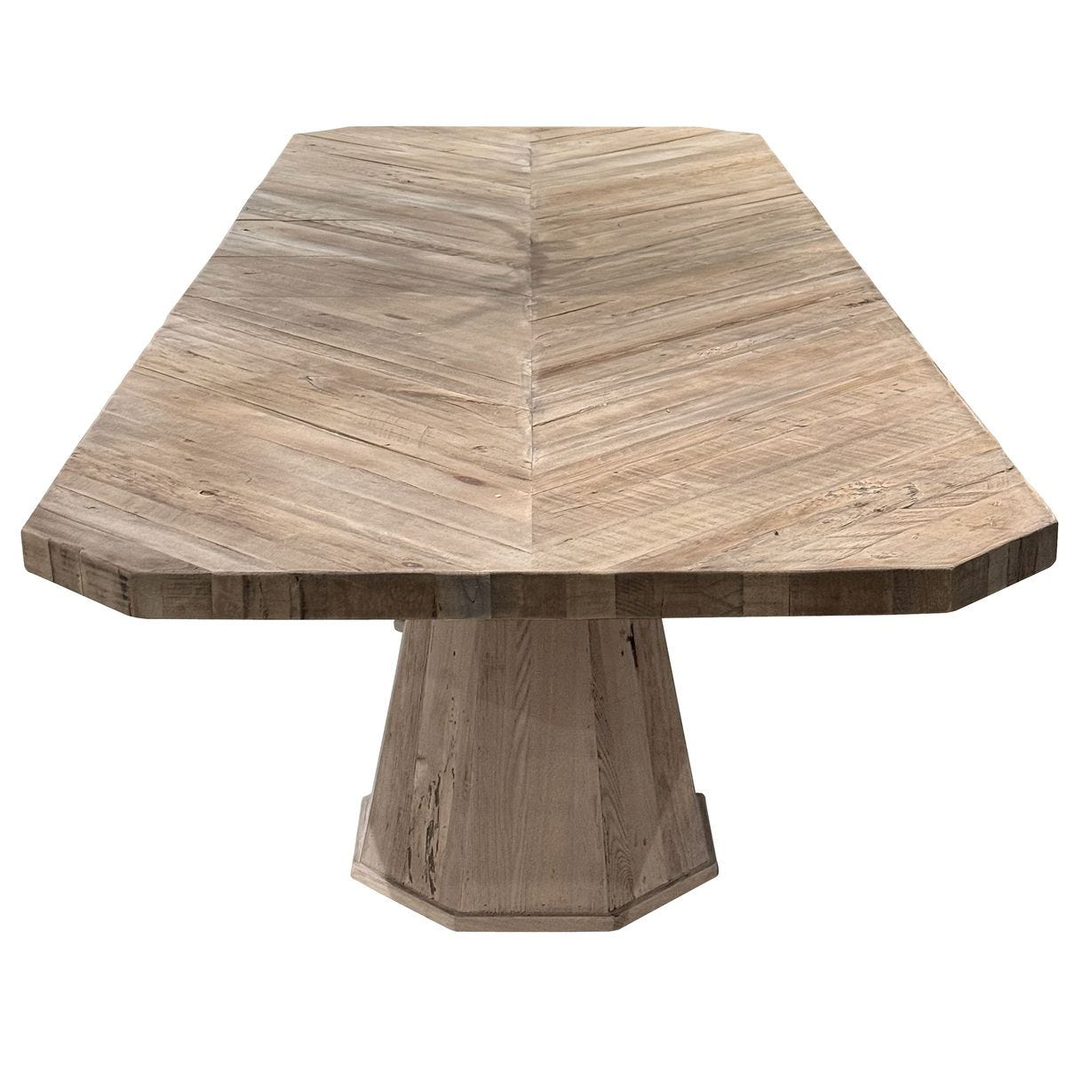 Rose 90" Oak Dining Table (114" With 2 Leaves)