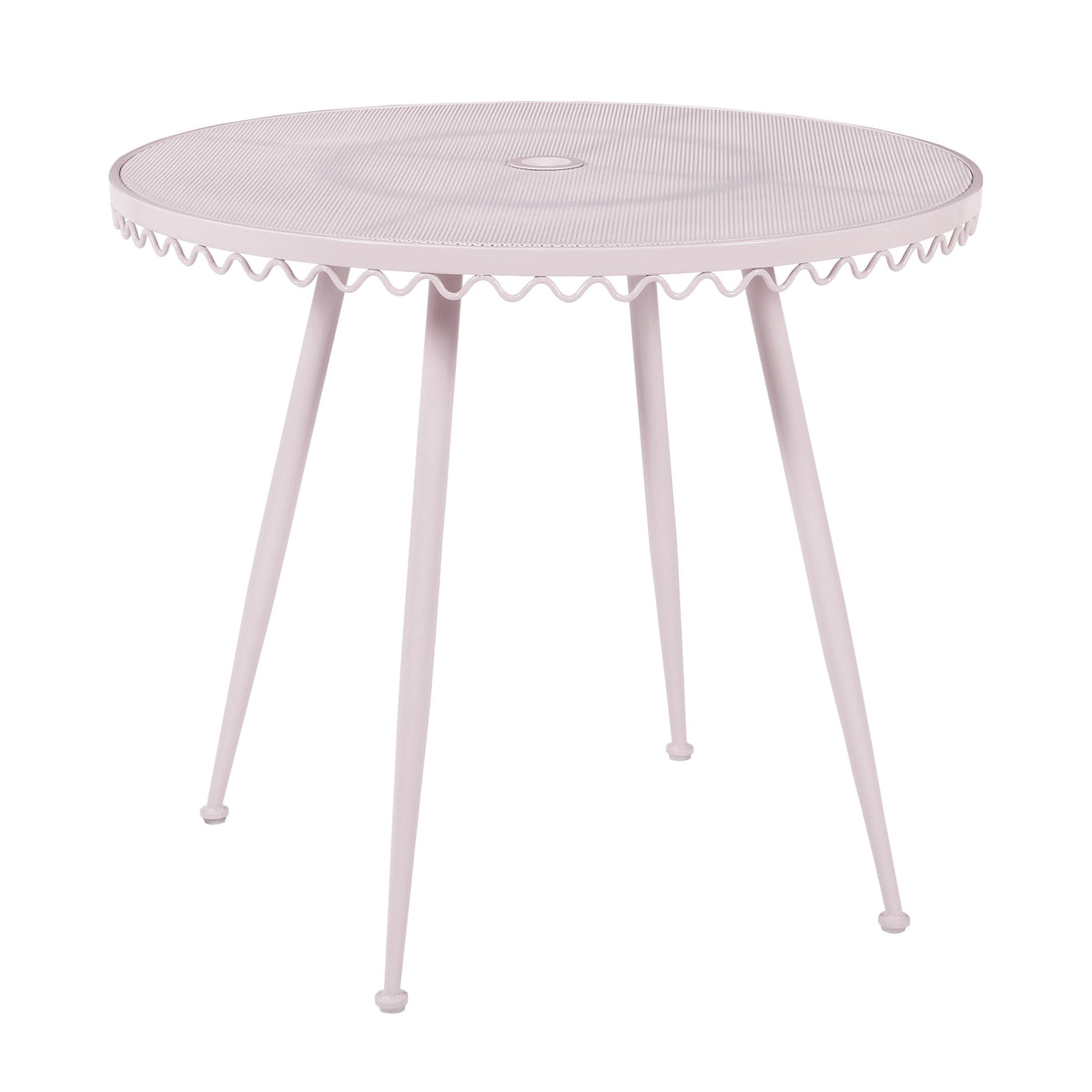 Palms Pink Outdoor Wrought Iron Cafe Table