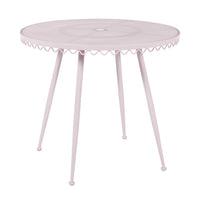 Palms Pink Outdoor Wrought Iron Cafe Table