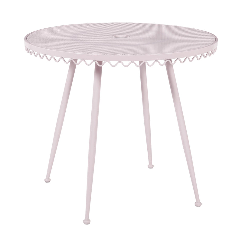 Palms Pink Outdoor Wrought Iron Cafe Table