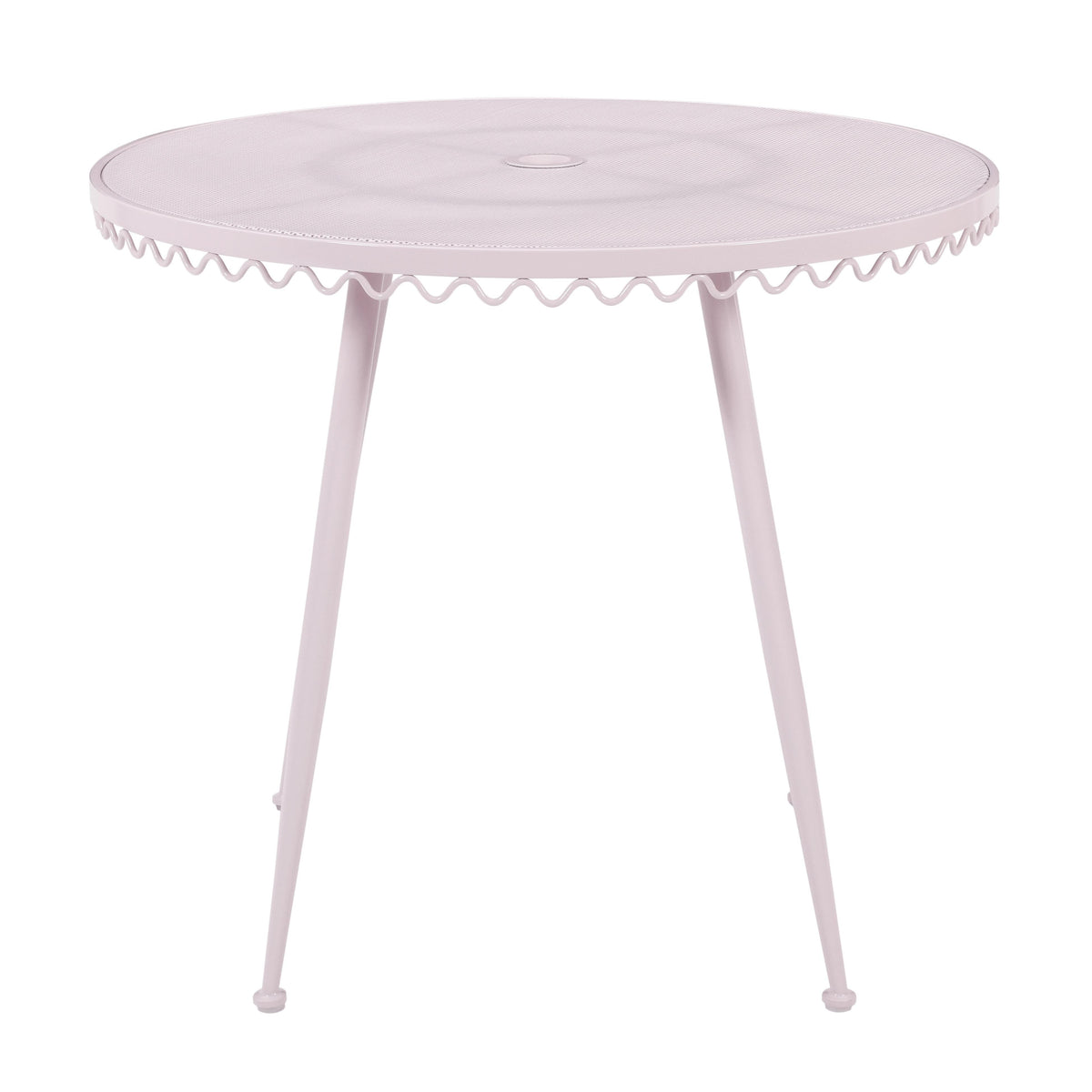 Palms Pink Outdoor Wrought Iron Cafe Table