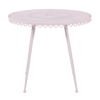 Palms Pink Outdoor Wrought Iron Cafe Table