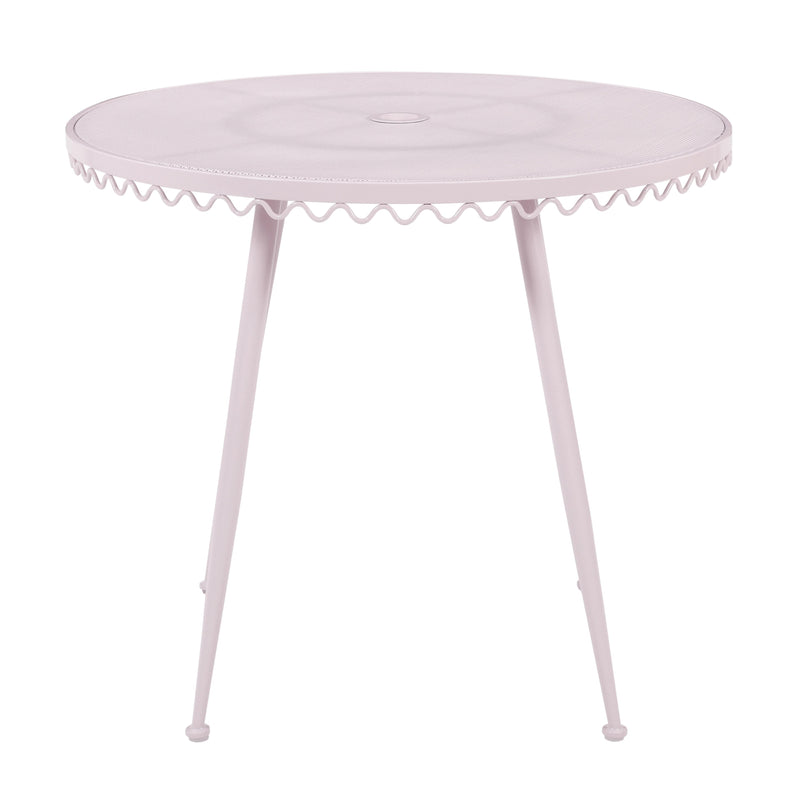 Palms Pink Outdoor Wrought Iron Cafe Table