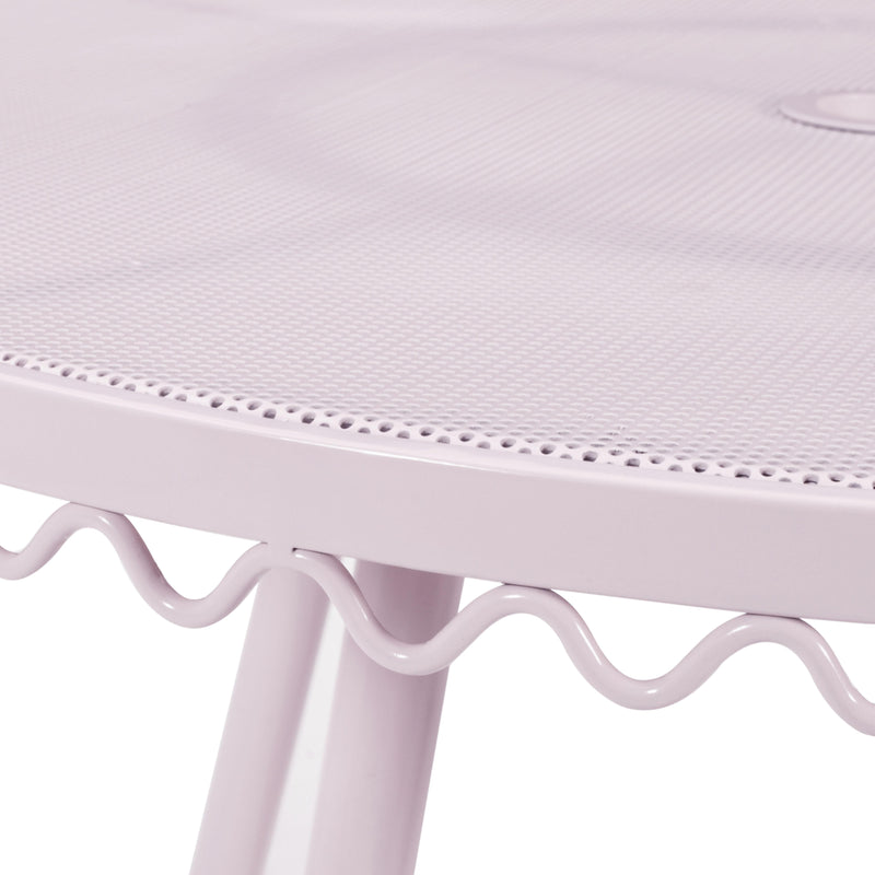 Palms Pink Outdoor Wrought Iron Cafe Table