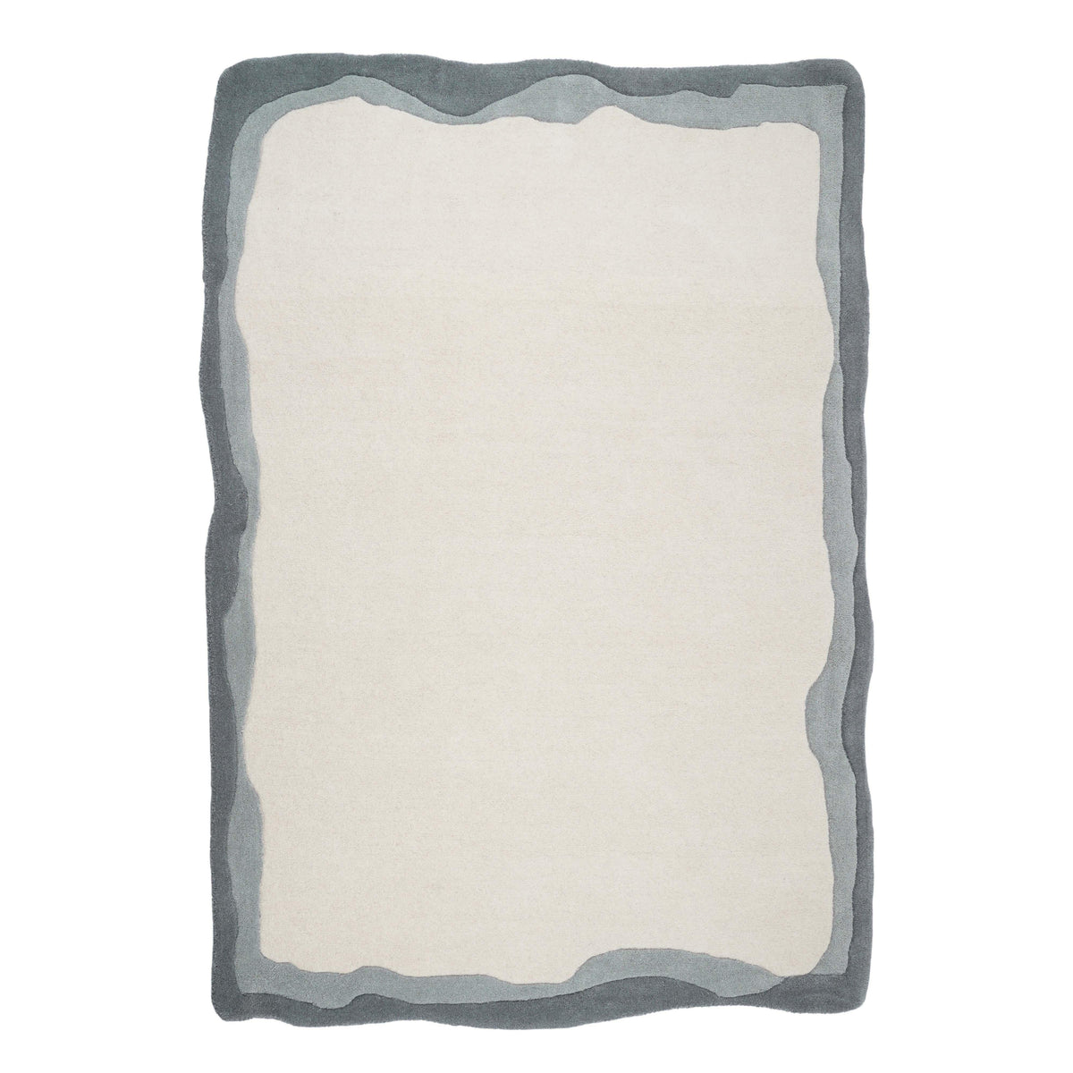 Tarba Grey Rectangular Area Rug