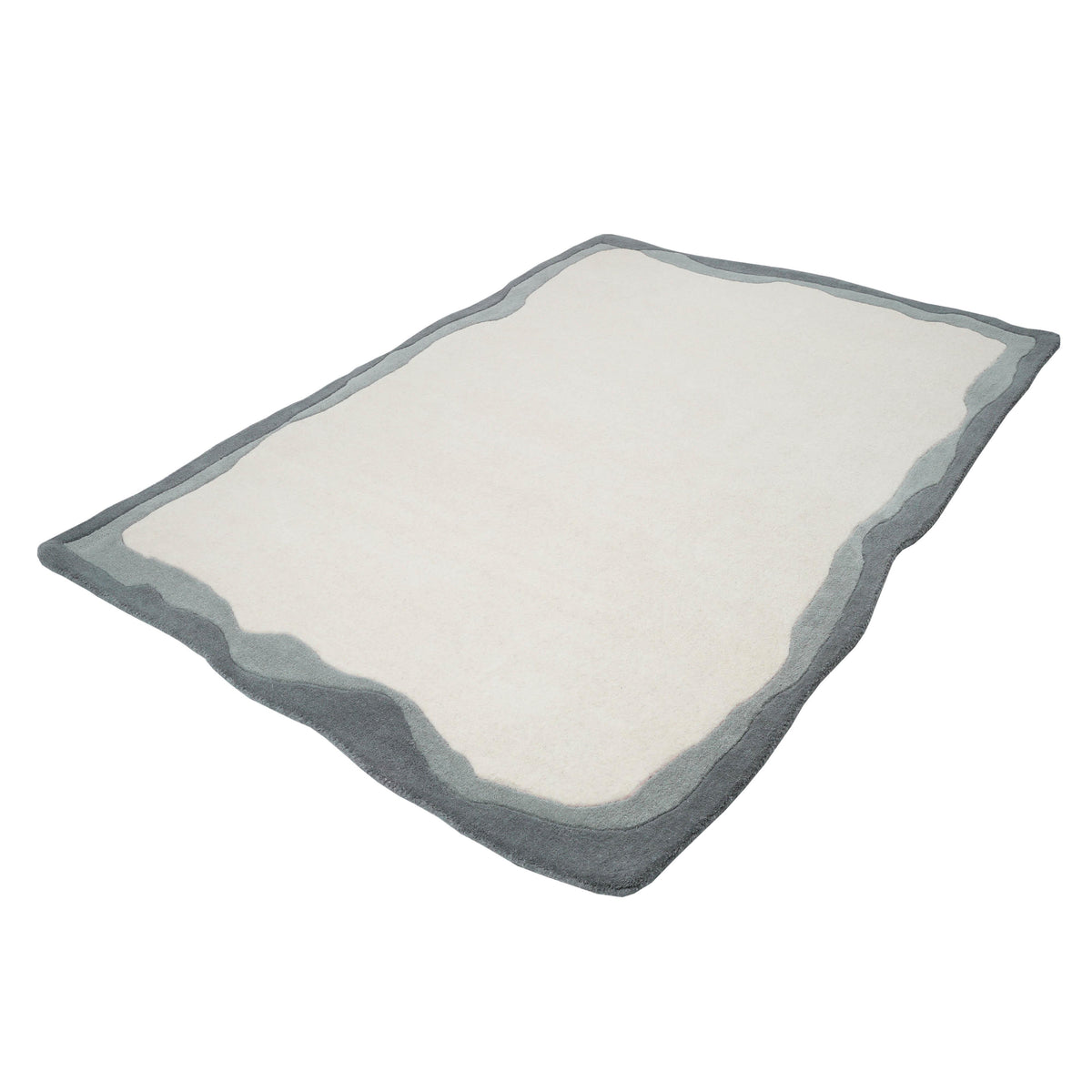 Tarba Grey Rectangular Area Rug