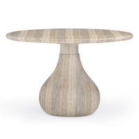 Smooch 47" Concrete Indoor / Outdoor Round Dining Table