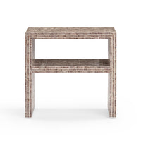 Monroe Lavender Capiz Shell Nightstand