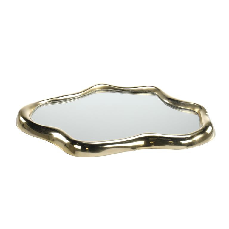 Baylor Waves Gold Trays - Set of 2
