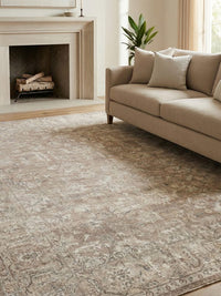 Heritage Tan Luxury Area Rug