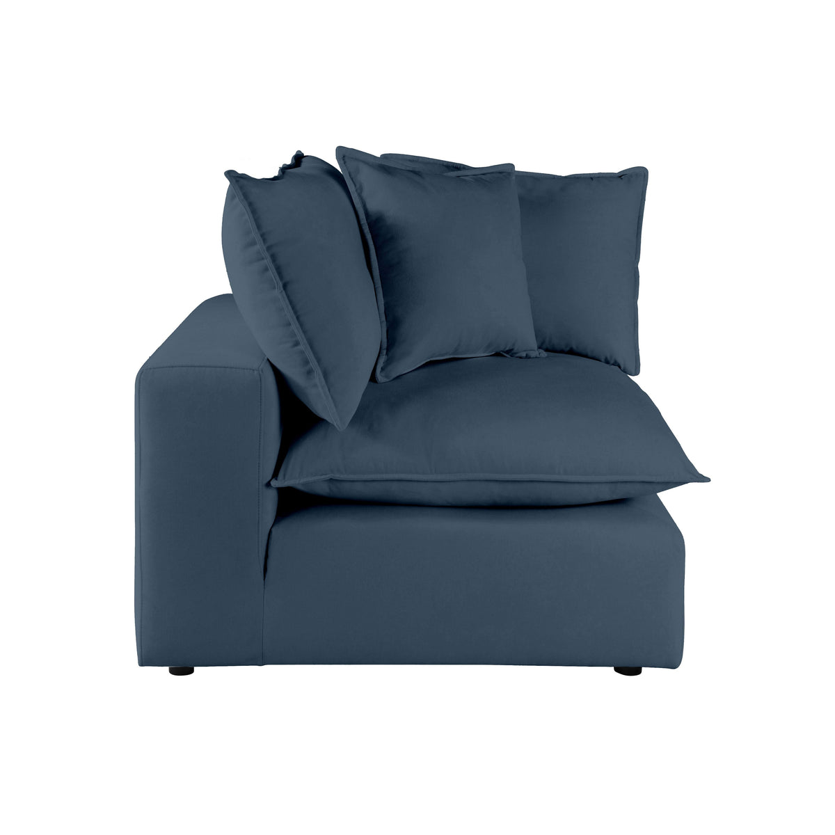Cali Navy Performance Fabric Modular Corner Chair