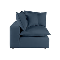 Cali Navy Performance Fabric Modular Corner Chair