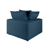 Cali Navy Performance Fabric Modular Corner Chair