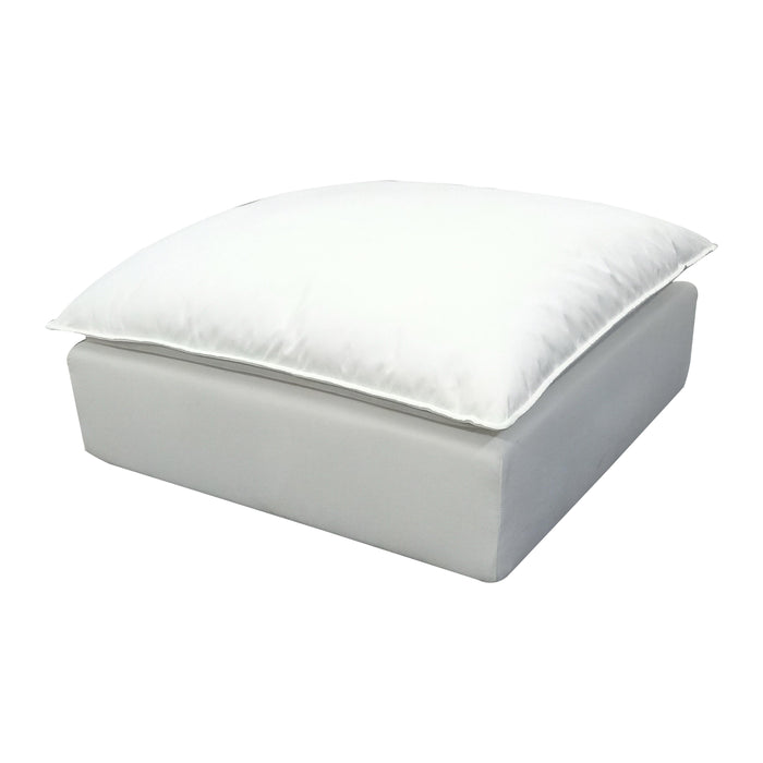 Cali Pearl Performance Fabric Ottoman