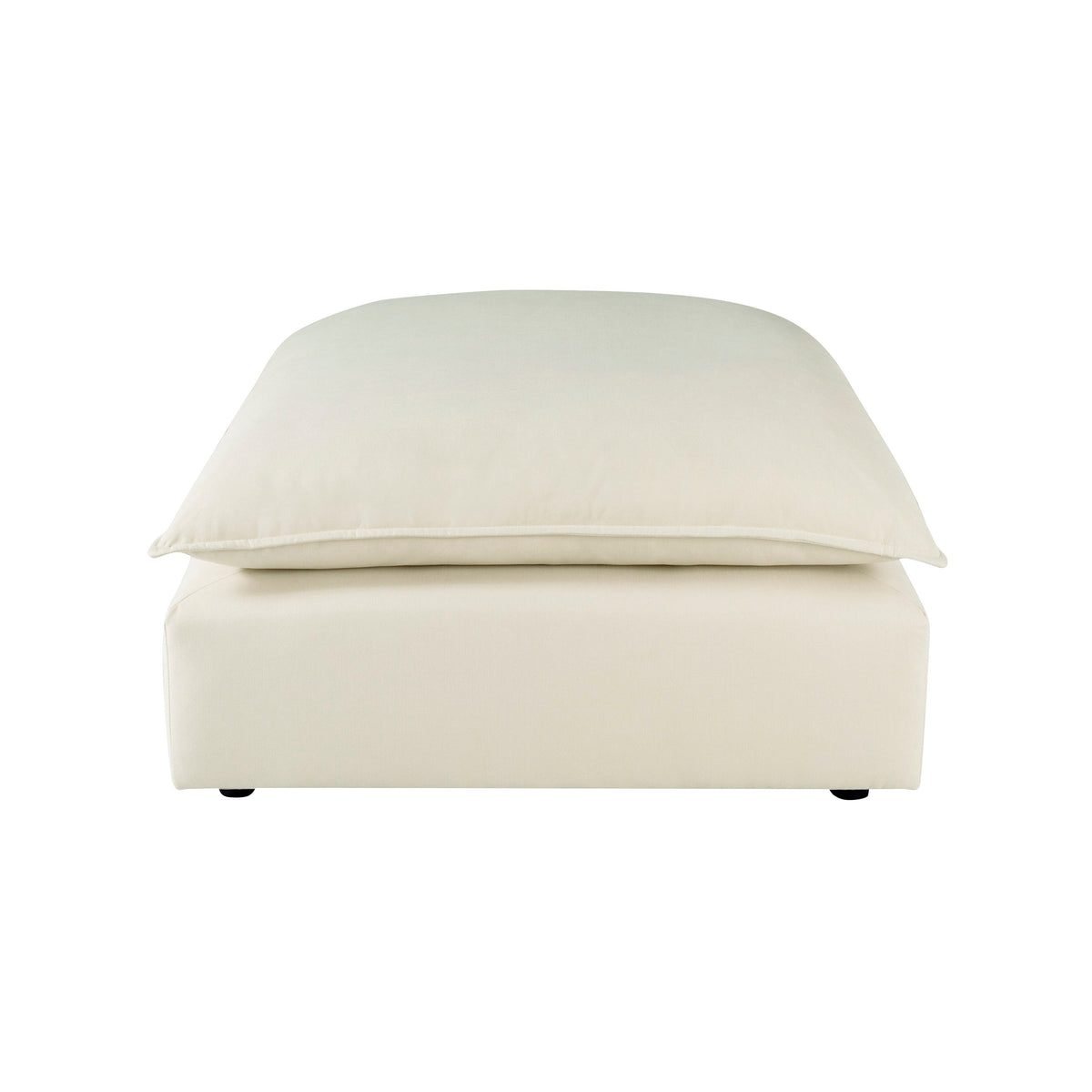 Cali Natural Performance Fabric Ottoman