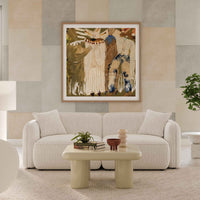 Travie 78" White Sand Performance Corduroy Velvet Modular Loveseat