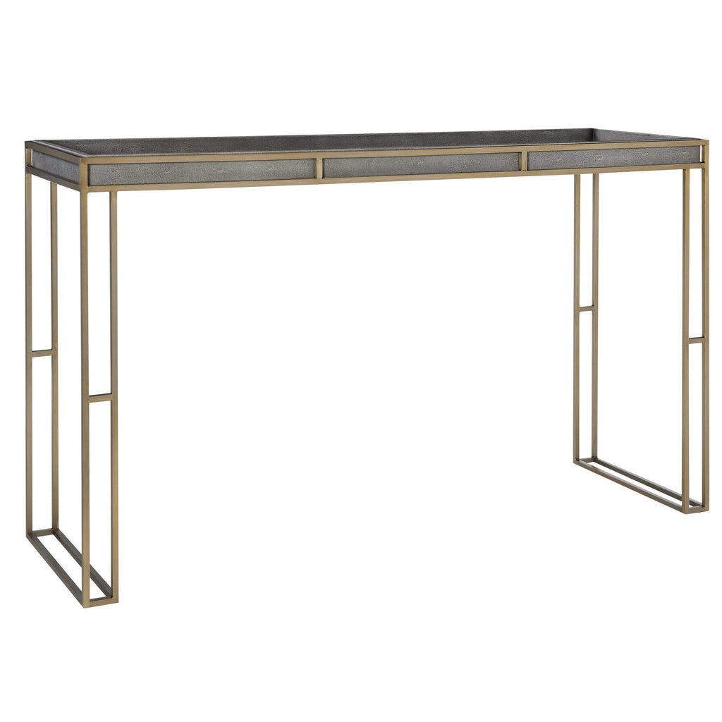 Crawford Shagreen Console Table