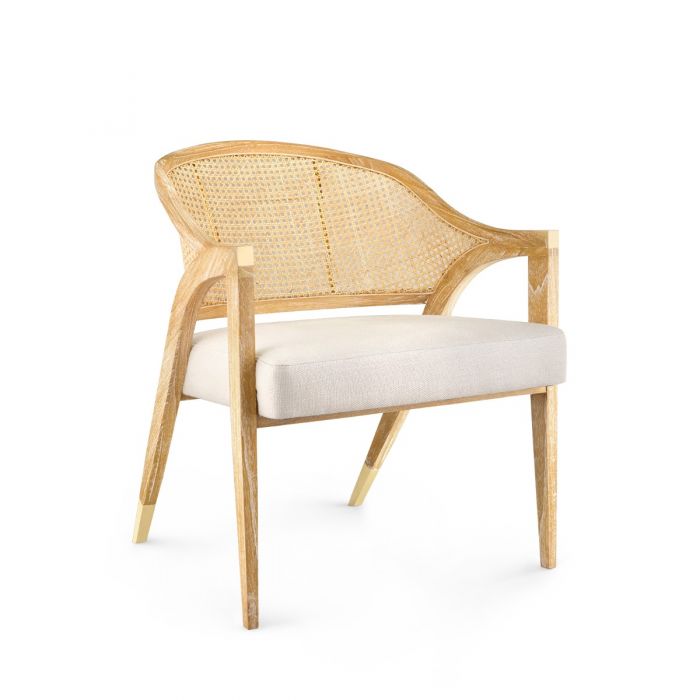 Eden Natural & Linen Accent Chair