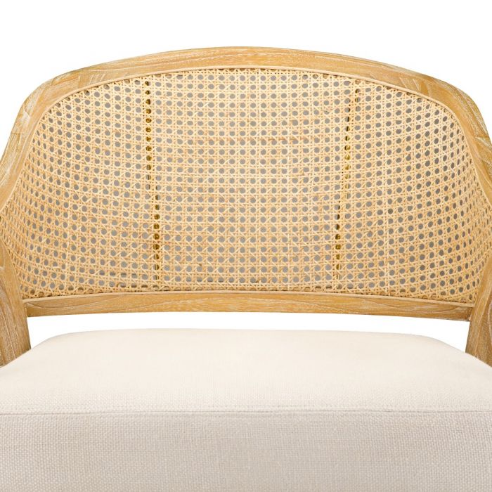 Eden Natural & Linen Accent Chair
