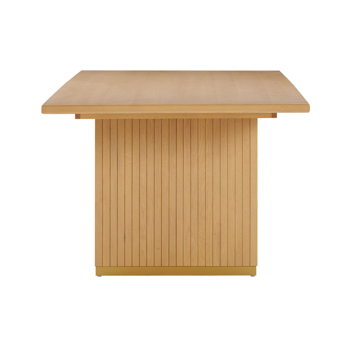 Davion 96" Natural Ash Wood Rectangular Dining Table - Luxury Living Collection