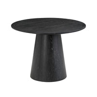 Sampa Black Oak Round Dining Table - Luxury Living Collection