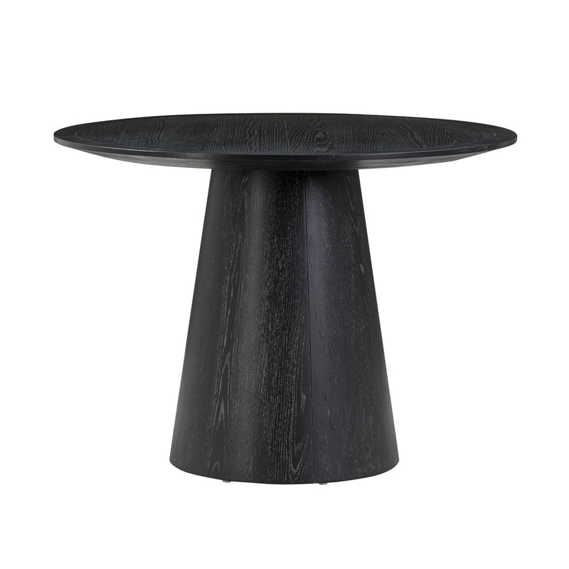 Sampa Black Oak Round Dining Table - Luxury Living Collection