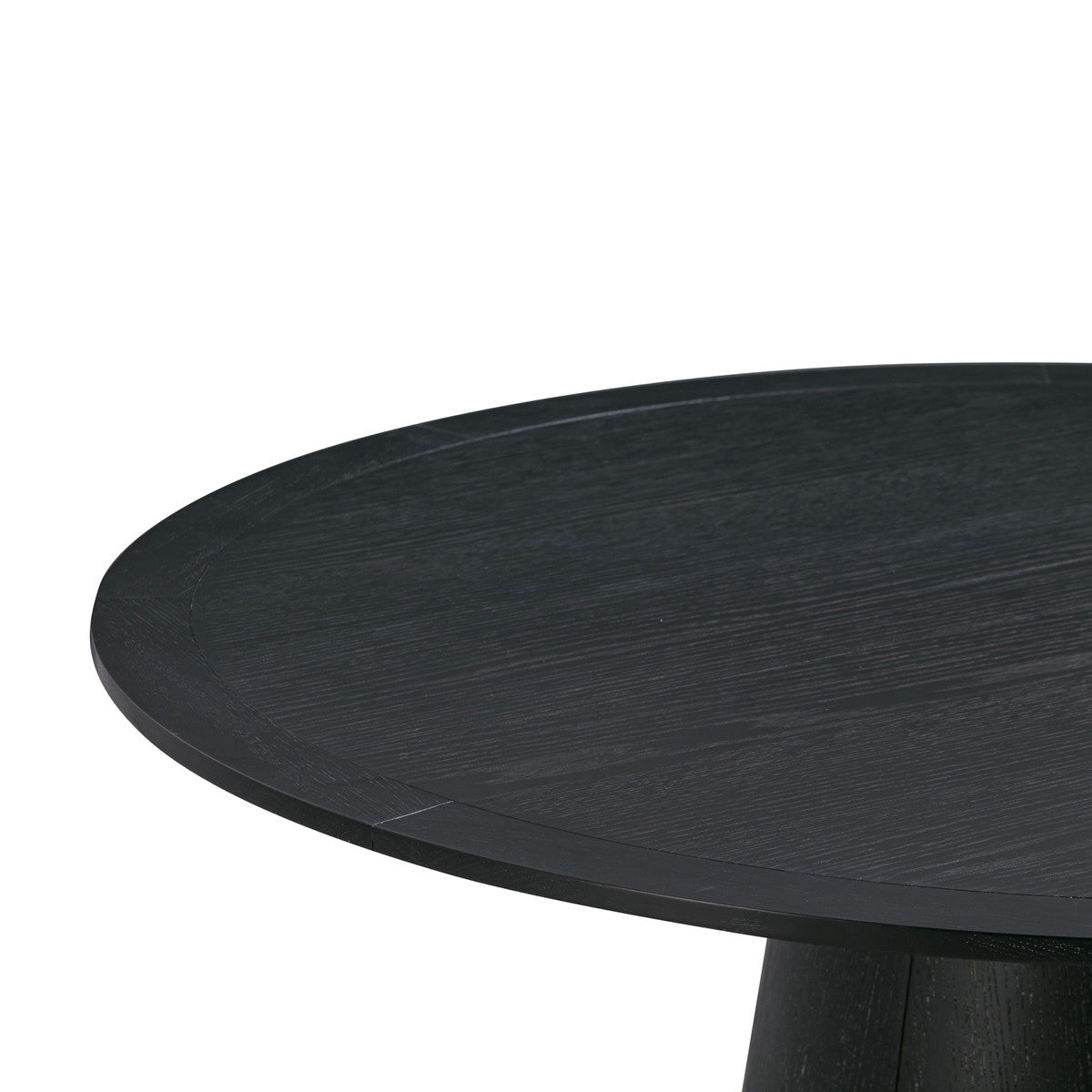 Sampa Black Oak Round Dining Table - Luxury Living Collection