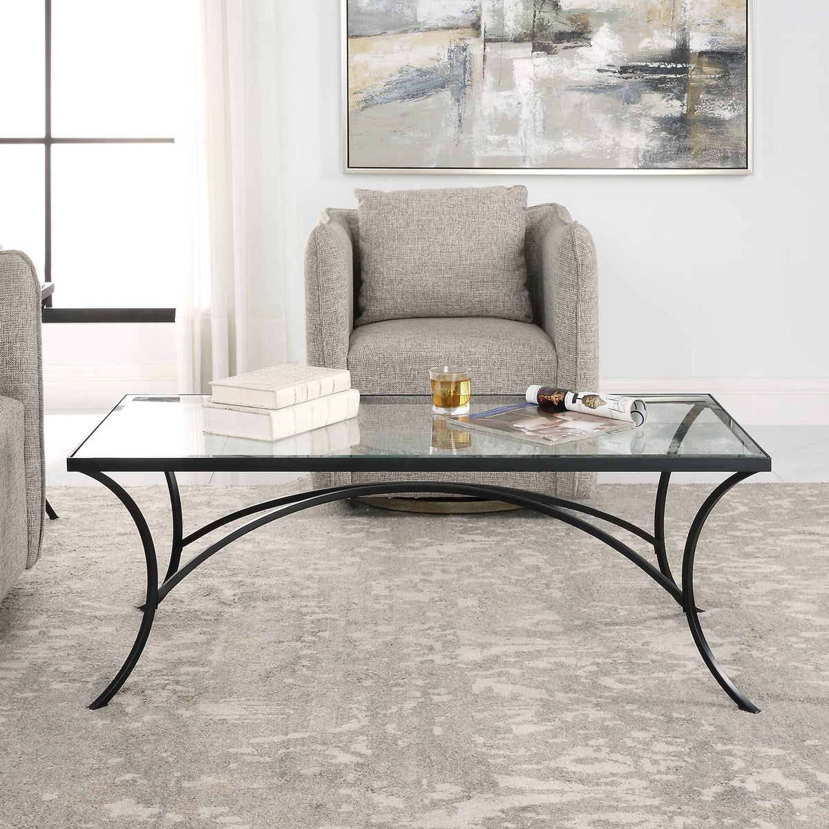 Nabesna Black Coffee Table