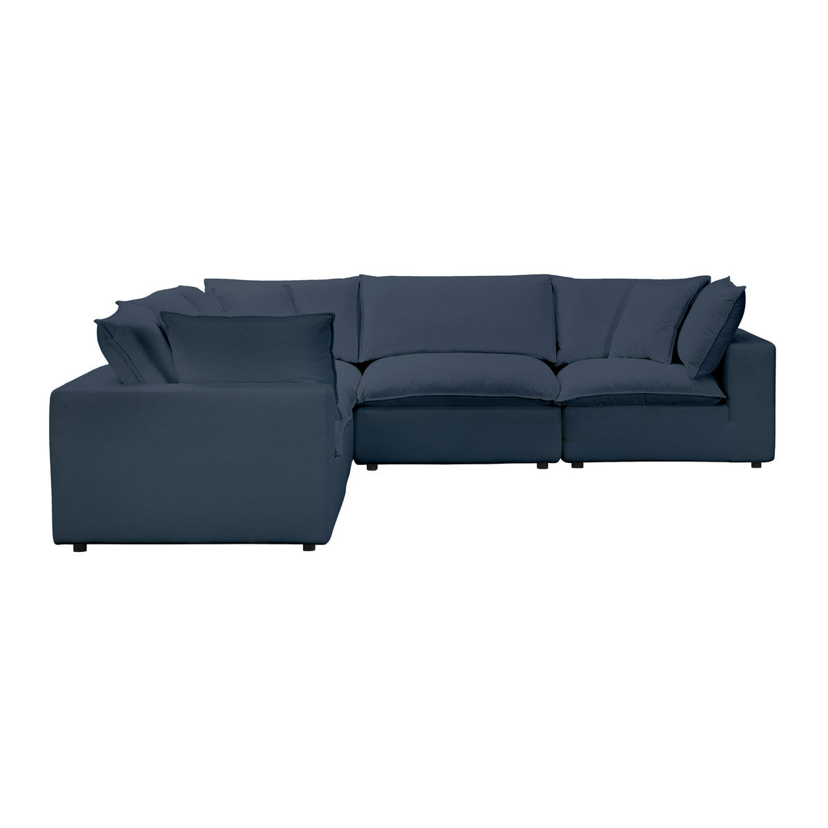 Carlie Navy Modular L-Sectional Sofa - Luxury Living Collection