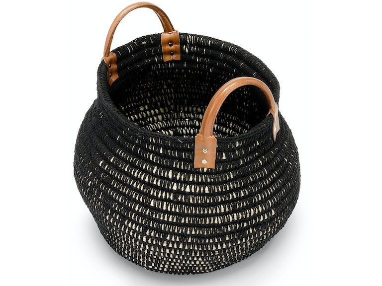Cairo Basket Black Small