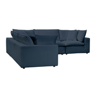 Carlie Navy Modular L-Sectional Sofa - Luxury Living Collection