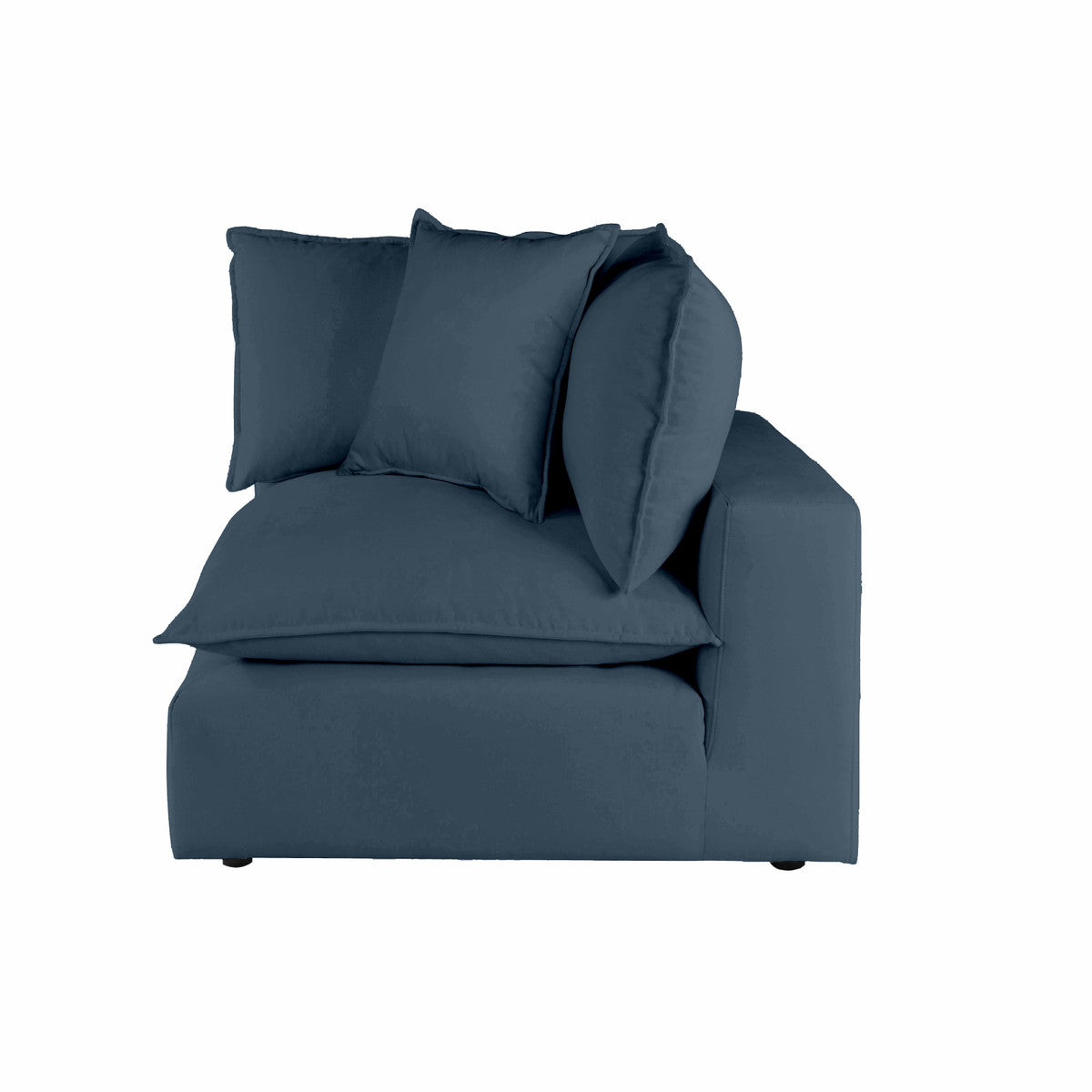 Carlie Navy Modular Corner Chair - Luxury Living Collection