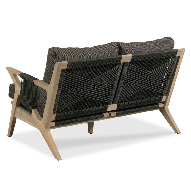 Lumiere 54" Outdoor Teak Loveseat