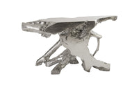 Wyn 55" Silver Leaf Console Table