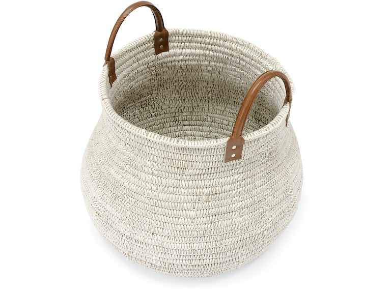 Cairo Basket White Large