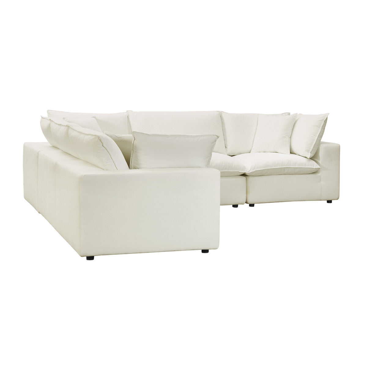 Carlie Natural Modular L-Sectional Sofa - Luxury Living Collection