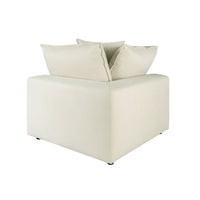 Carlie Natural Modular Corner Chair - Luxury Living Collection