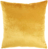 Minette 20" x 20" Gold Throw Pillow - Elegance Collection