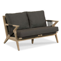 Lumiere 54" Outdoor Teak Loveseat
